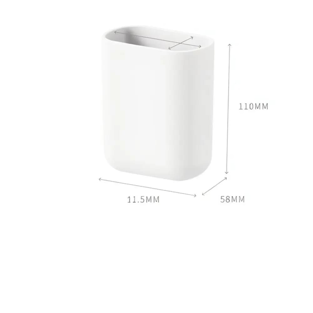 Minimalist Wall Hanging Organizer Rack Punch Free Storage Case For Bathroom Toiletries Kitchen Utility Plastic Box