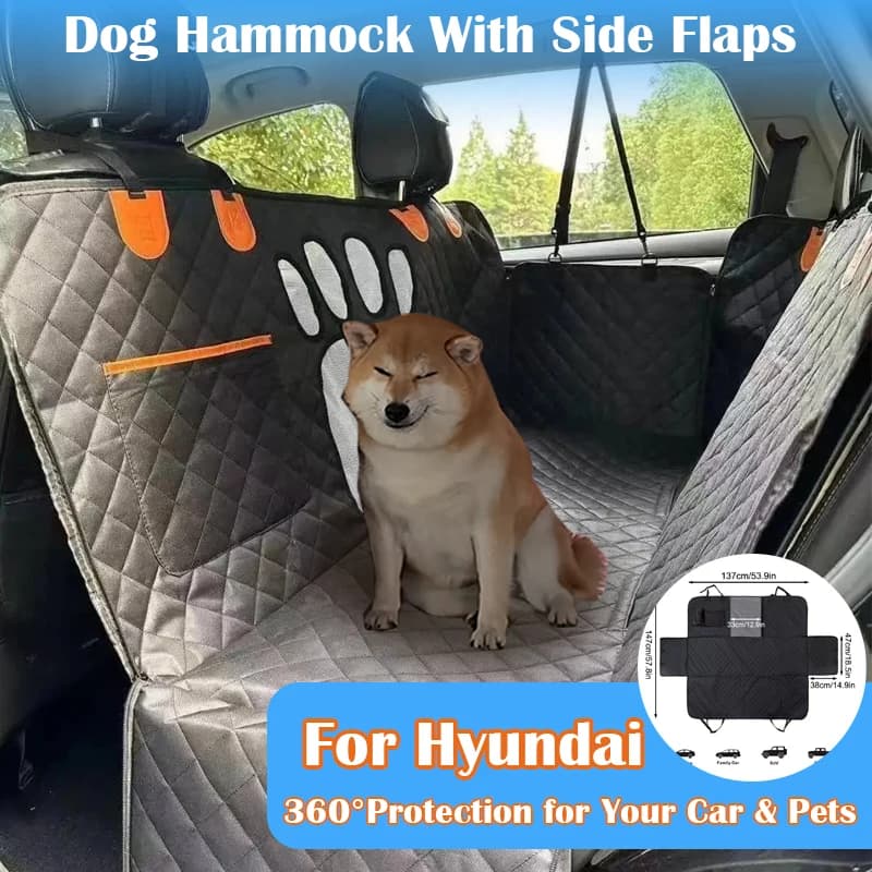 Coprisedile per auto per cani Impermeabile Pet Travel Dog Carrier Amaca Tappetino protettivo per seggiolino auto per Hyundai Tucson TL NX4 2015 - 2024 2025