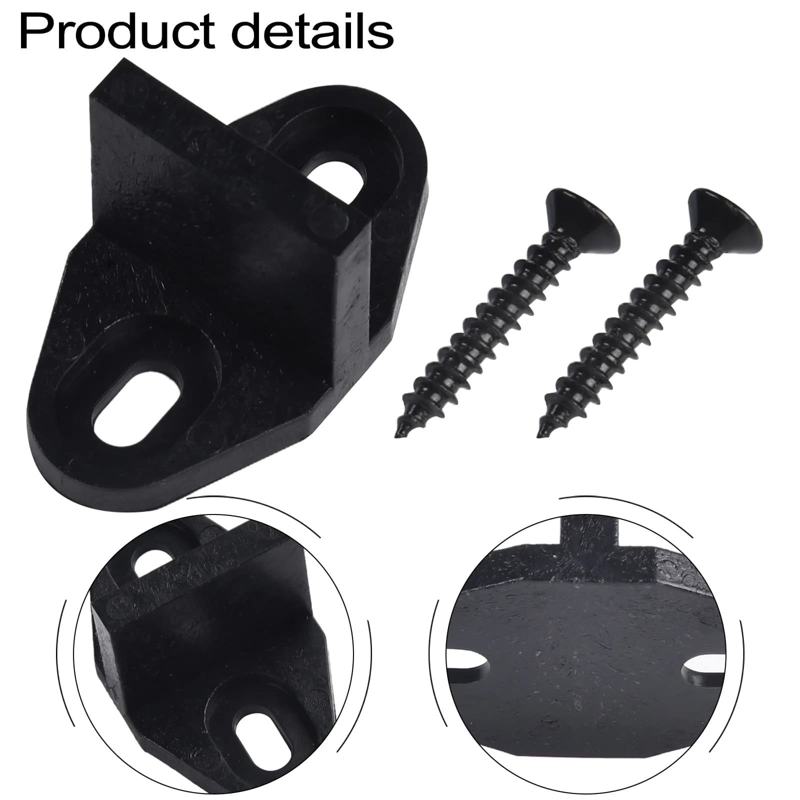 Strumenti Tappi antiurto Porta della stalla Porta scorrevole in plastica nera Tappo oscillante Accessori per binari per porte in legno Nuovo di zecca