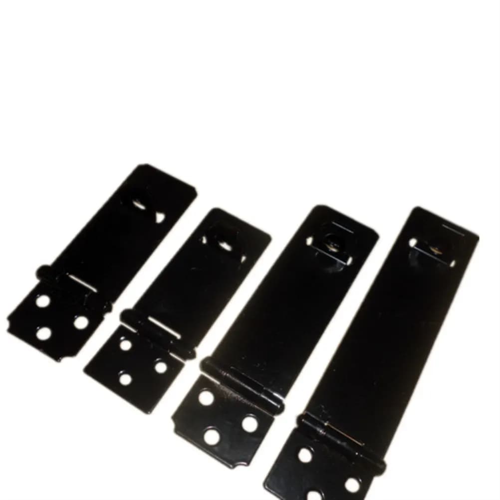 Set di 5 Fermaporte in Ferro da 5 Pollici per Contenitori, Porte del Garage, Armadi, con Viti Nascoste per Sicurezza e Fissaggio