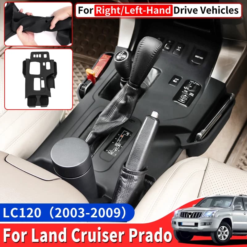 For 2003-2009 Toyota Land Cruiser Prado 120 LC120 Central Control Protective Cover Dust Proof Automotive Interior Accessories
