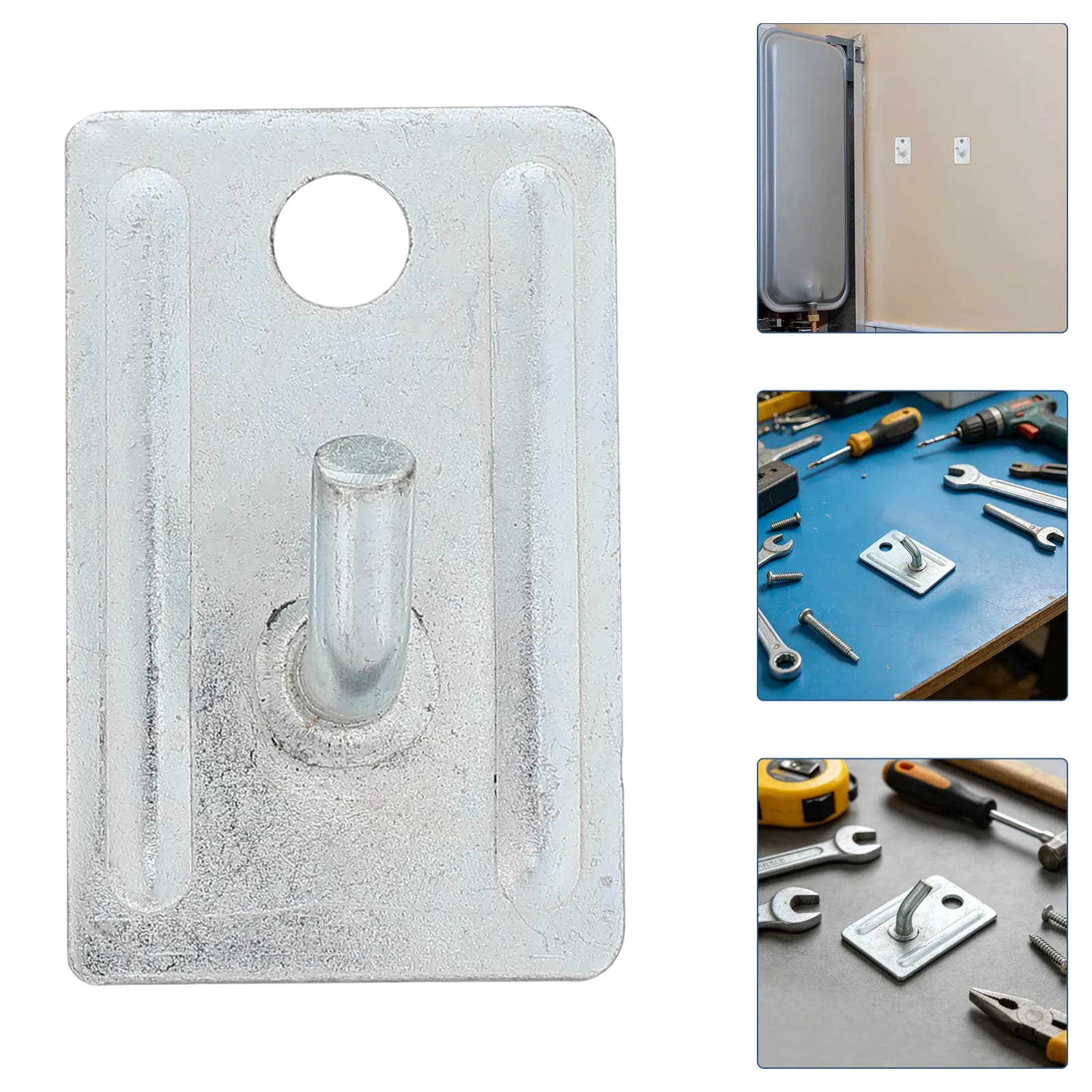 4 Pcs Wall Mounting Bracket Iron Support Plate Holder Heavy For Hollow Brick Universal Electric Hot Tank Installation Hardware