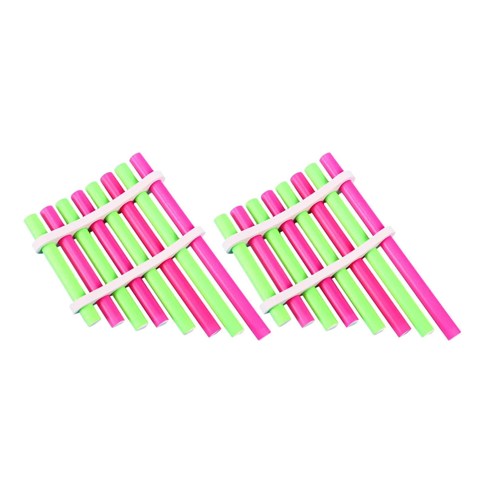 Set di 2 Panflauti Fai-da-Te, Esperimento Scientifico Educativo, Strumento Musicale, Regalo Didattico per Bambini, Set Panflauto Colorato