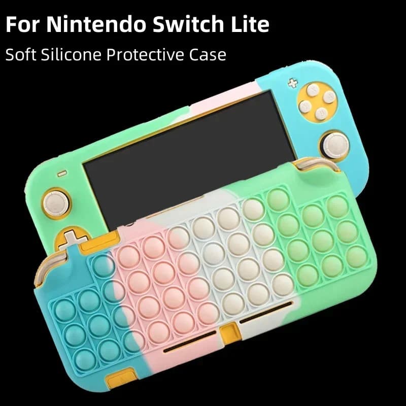 Custodia protettiva in silicone per Nintendo Switch Lite Fashion Candy Color Series Custodia a gabbia completa per accessori di gioco Switch Lite