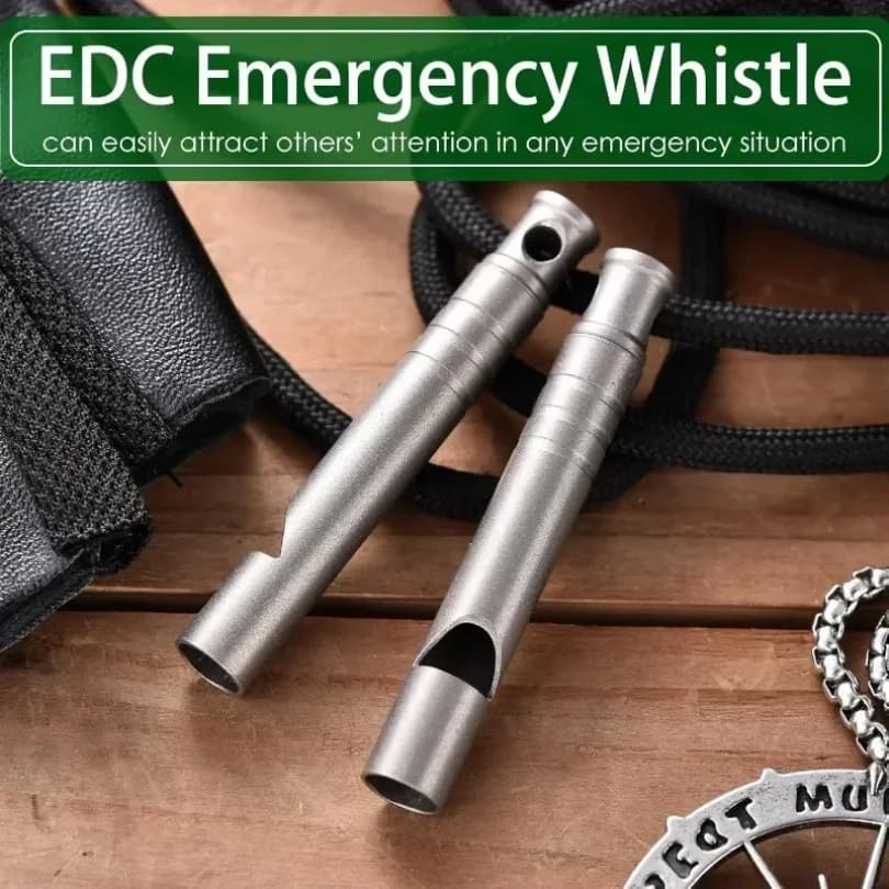 Fischietto di Emergenza per Esterni, Mini Fischietto di Sopravvivenza, Collana con Fischietto per Escursionismo, Campeggio, Viaggi ed Esplorazione