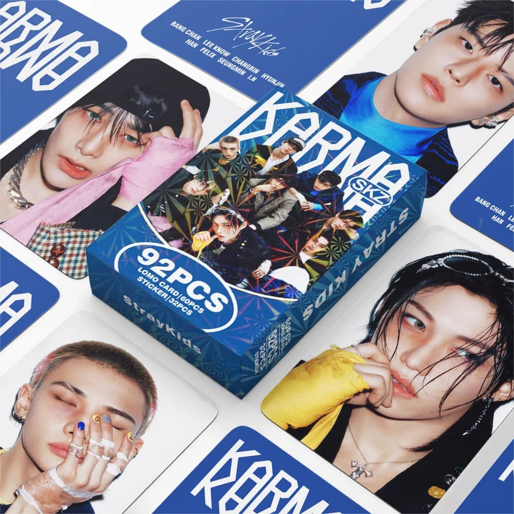 SKZOO 92 PZ/SET STRAY KIDS Nuove Carte Karma Star Anime Merce Bang Chan Han Felix LOMO Carte Piccole Regali Di Compleanno Per Bambini