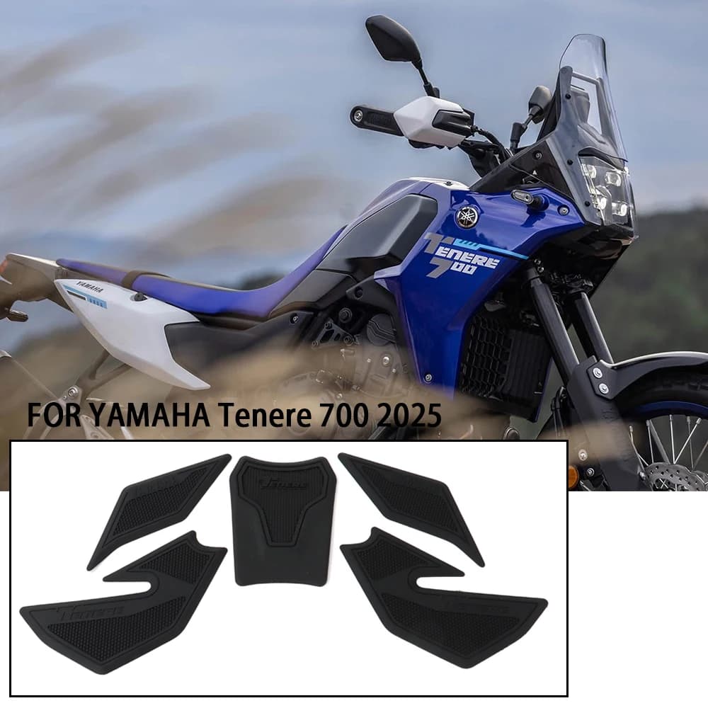 Per YAMAHA Tenere 700 Adventure T700 2025 Protezione Antiscivolo Rilievo del Carro Armato Adesivo Gas Ginocchio Grip Trazione Pad Laterale 3M Decal