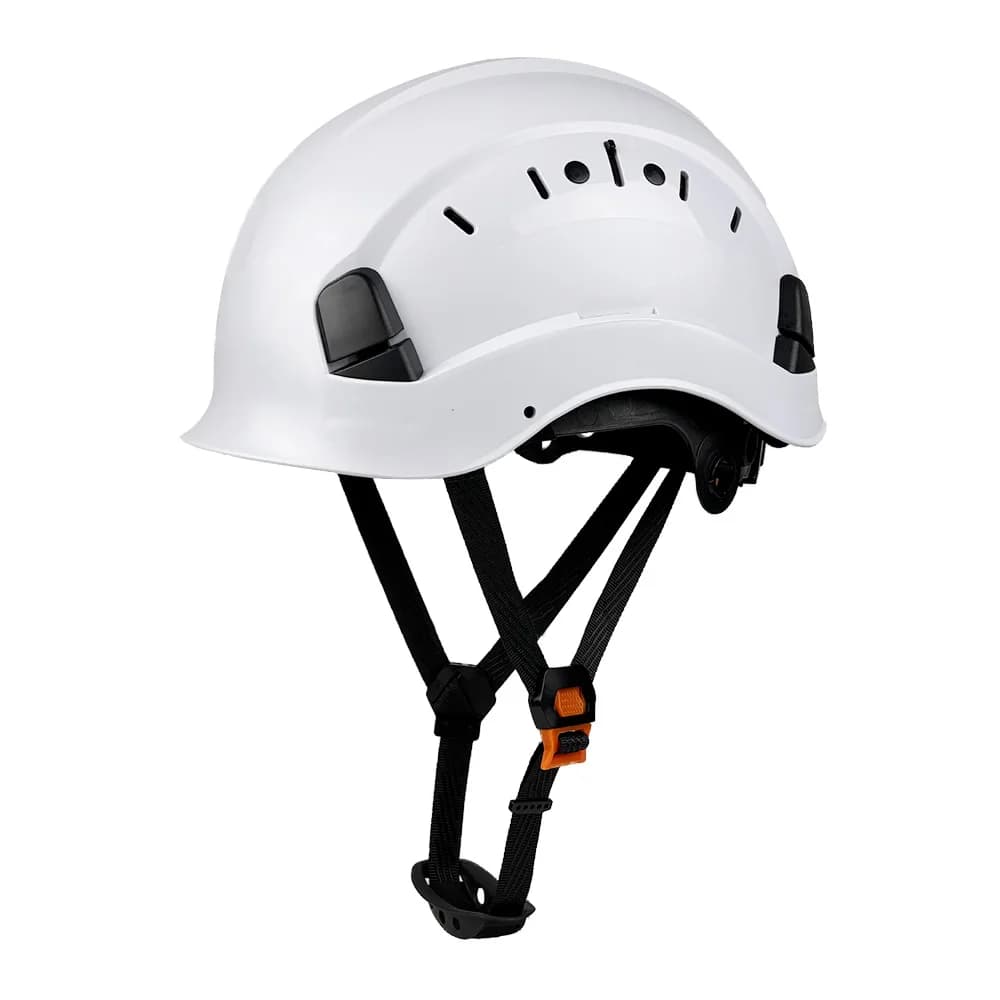 Casco di sicurezza da costruzione CE Elmetto protettivo in ABS Sistema di ventilazione regolabile Elmetto protettivo per la testa da lavoro all'aperto per ANSI certificato