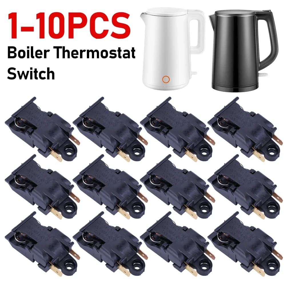 Interruttore termostato caldaia 13A 250V Bollitore elettrico Interruttore di salto a pressione vapore Accessorio universale Bollitori Interruttore di salto a pressione