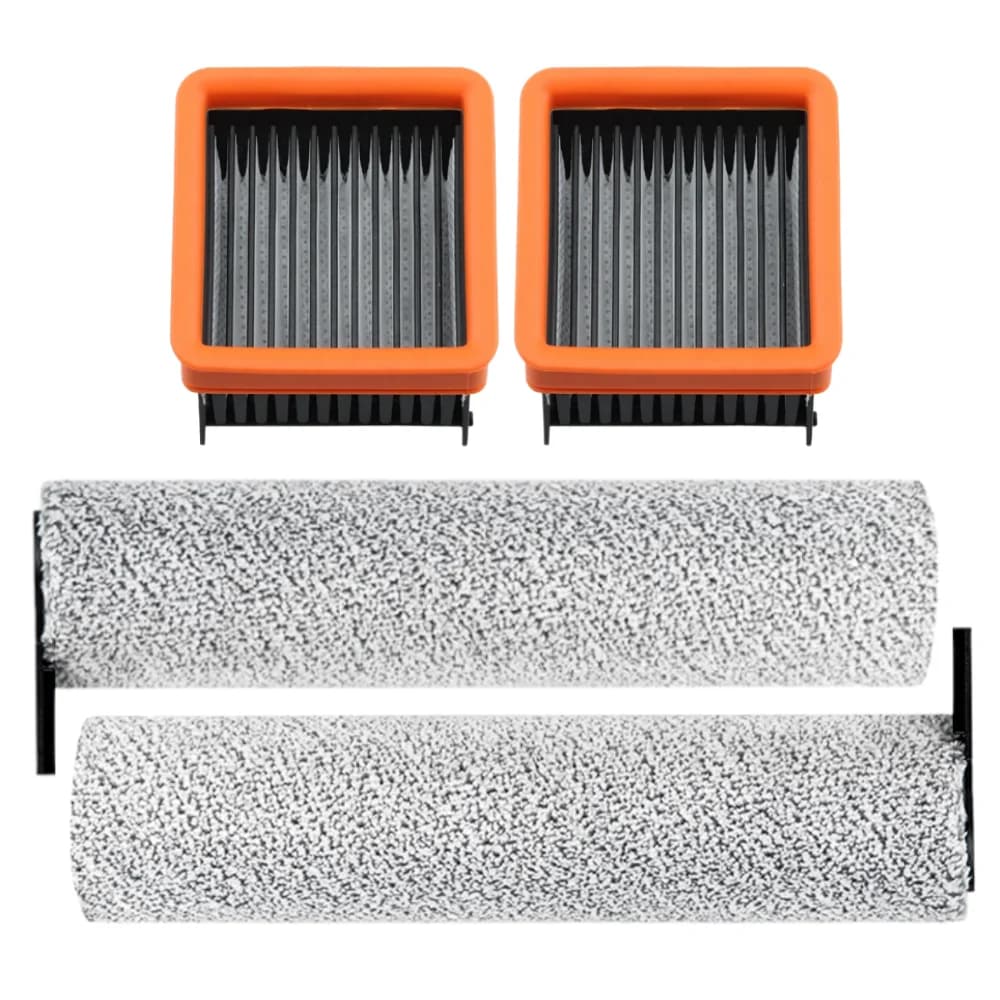 Roller Brush and HEPA Filter Kit for Uwant D5/D5 Pro/D100/A60/V8/V10 Dx200, Replacement Vacuum Cleaner Accessories