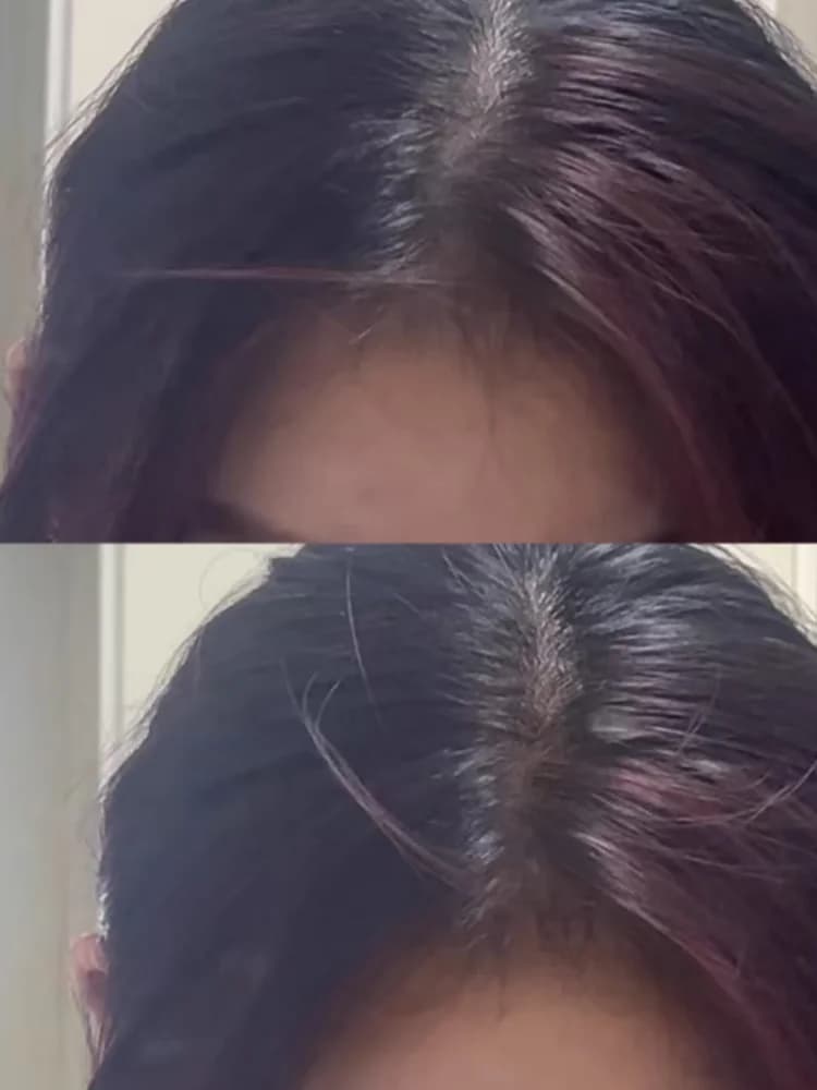 Polvere Volumizzante Nera per Coprire i Capelli Bianchi e le Radici, Correttore Istantaneo per Capelli, 1 Bottiglia, Ripara e Riempie le Zone Sottili, 1.2g