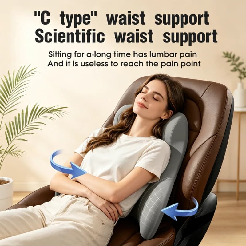 2 Cuscini per Auto in Memory Foam, Supporto Lombare Protettivo, Cuscino Traspirante per Poggiatesta Auto, Allevia lo Stress, Cuscino per Sedile Auto