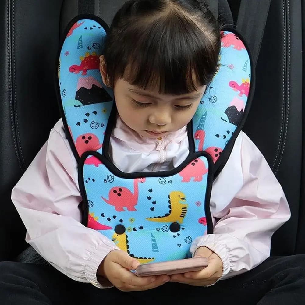 Safety belt for children Safety belt adjustment limiter for children's car Portable Baby shoulder cover prevents anti-neck asfixia for children Sa V4W7