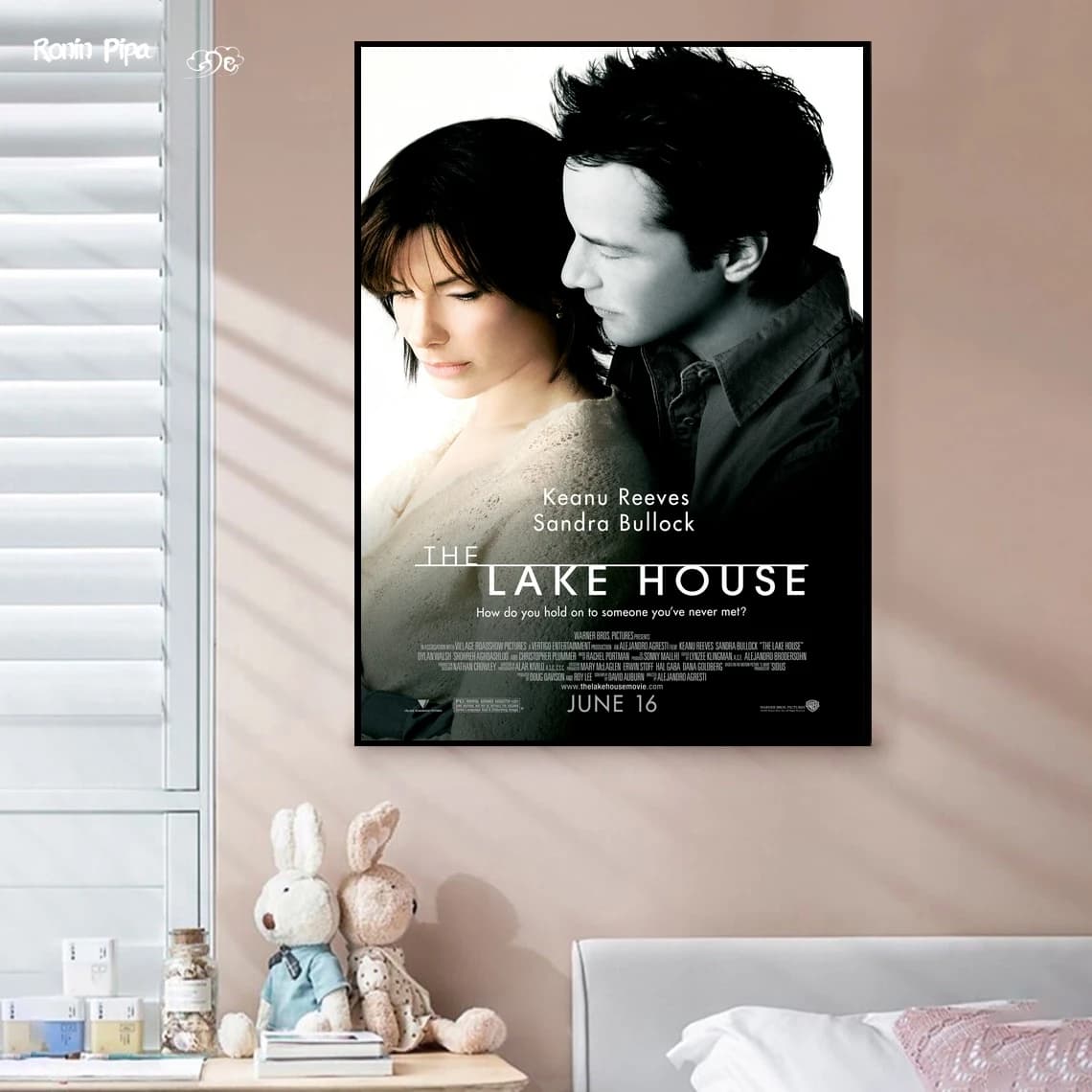 The Lake House Classic Movie Poster Stampa artistica su tela Pittura Immagini murali Soggiorno Decorazioni per la casa (senza cornice)