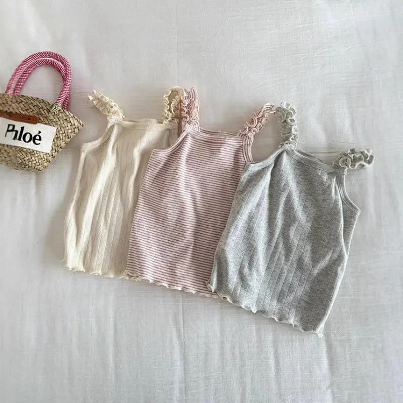 2025 Estate nuove ragazze dolci Sling Vest magliette senza maniche per bambini ragazze gilet traspirante in cotone maglietta infantile vestiti per bambini
