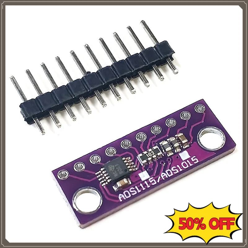 GY-ADS1115 16 Bit 4 Channel ADC Module Adjustable Gain I2C Analog Converter For Arduino ESP32