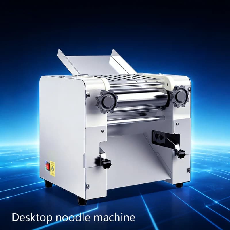 Macchina Elettrica per Pasta, Pressa per Noodle in Acciaio Inox, Impastatrice da Banco Commerciale per Pasta e Ravioli