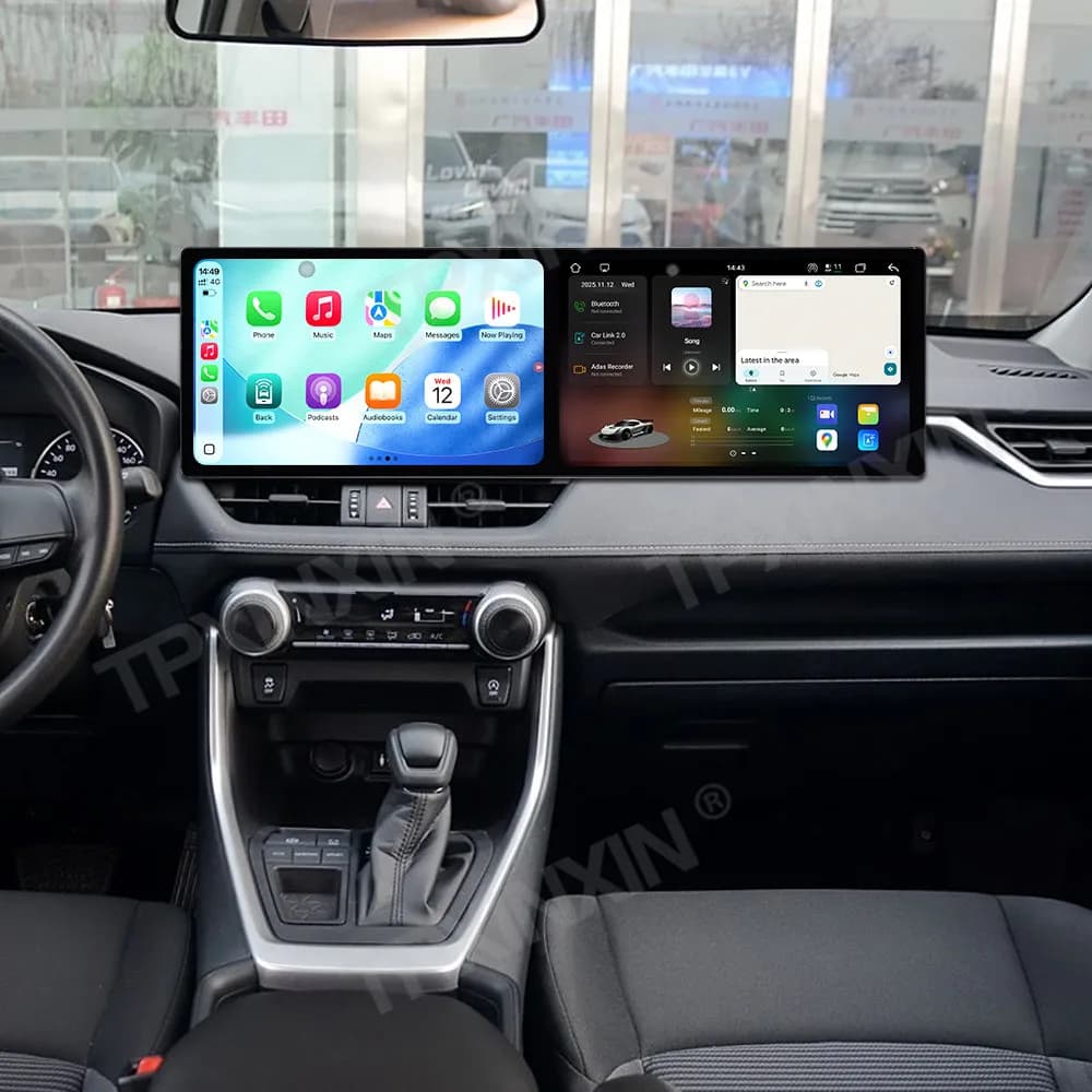 11.5" Dual Screen Android Carplay Car Radio Strero For Toyota Wildlander RAV4 2020~2022 Navi GPS Car Multimedia Player Head Unit