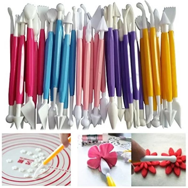 8pcs/set Plastic Clay Sculpting Set Polymer Modeling Tools Poly Form Sculpey For Shaping Play Dough Toys