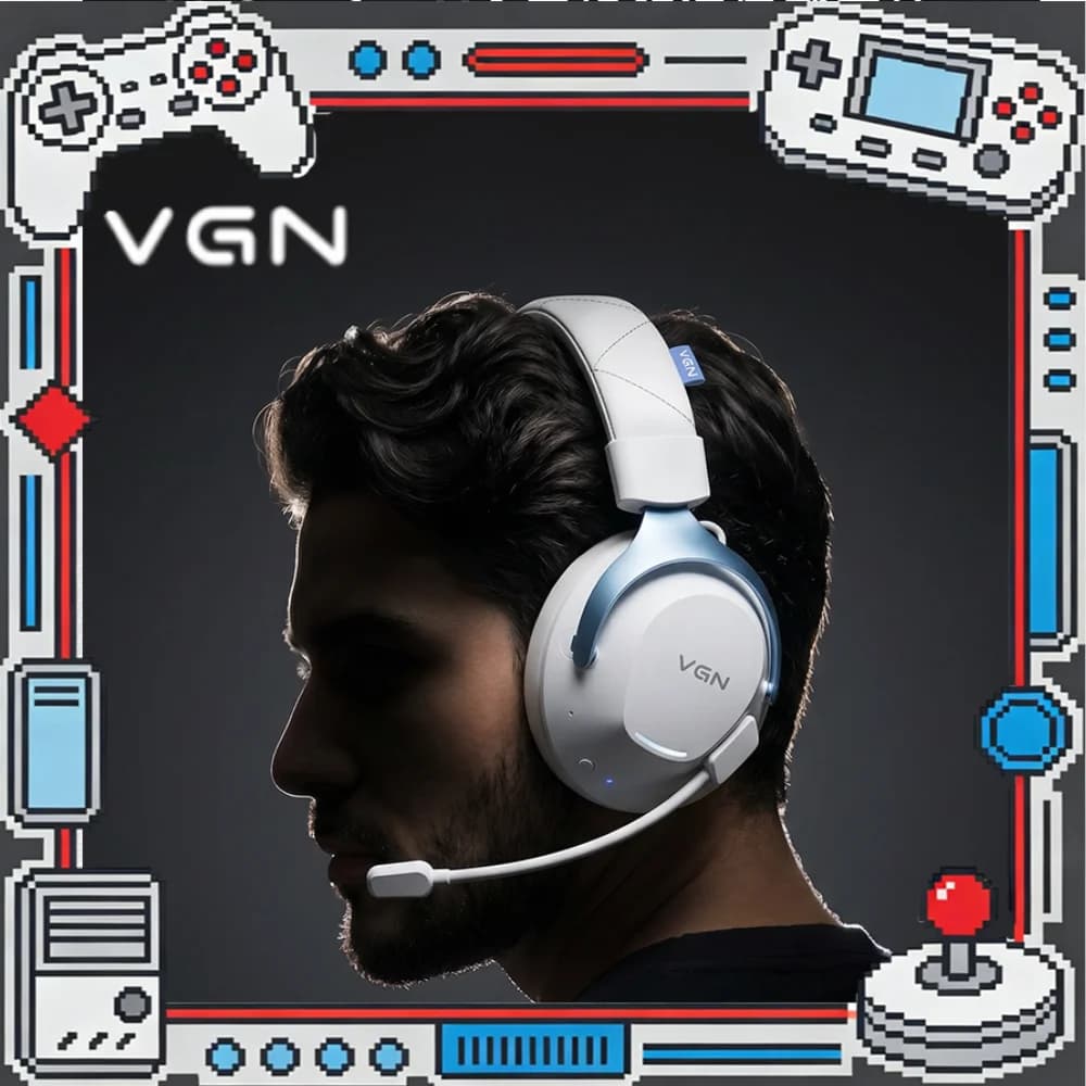 VGN VXE Siren V2 Earphone Wired Headphone 3Mode Siren V2 Pro Max Wireless Gamer Headset With Audio Mixer Fps Gaming Headphones