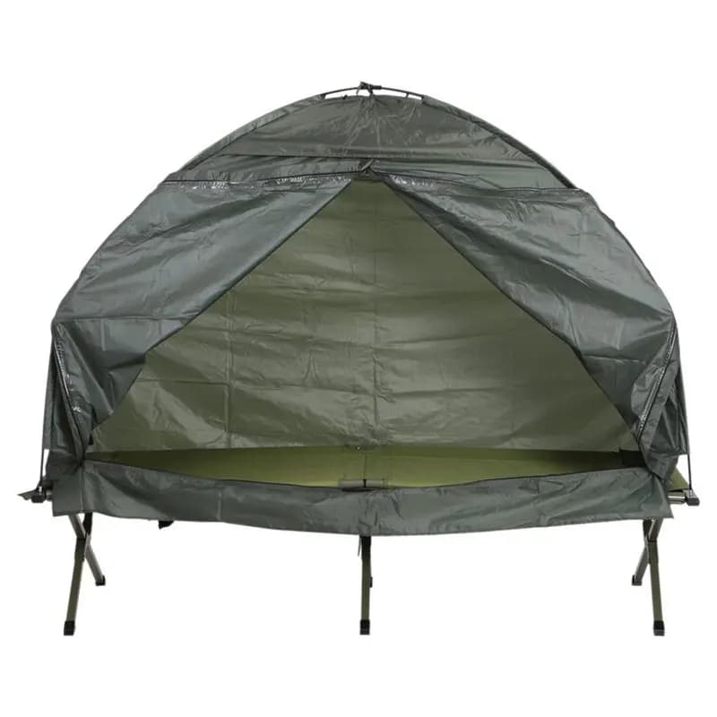 Tenda per lettino a prezzo adeguato all'ingrosso con letto Lettino pieghevole da campeggio per 1 persona con tenda da letto