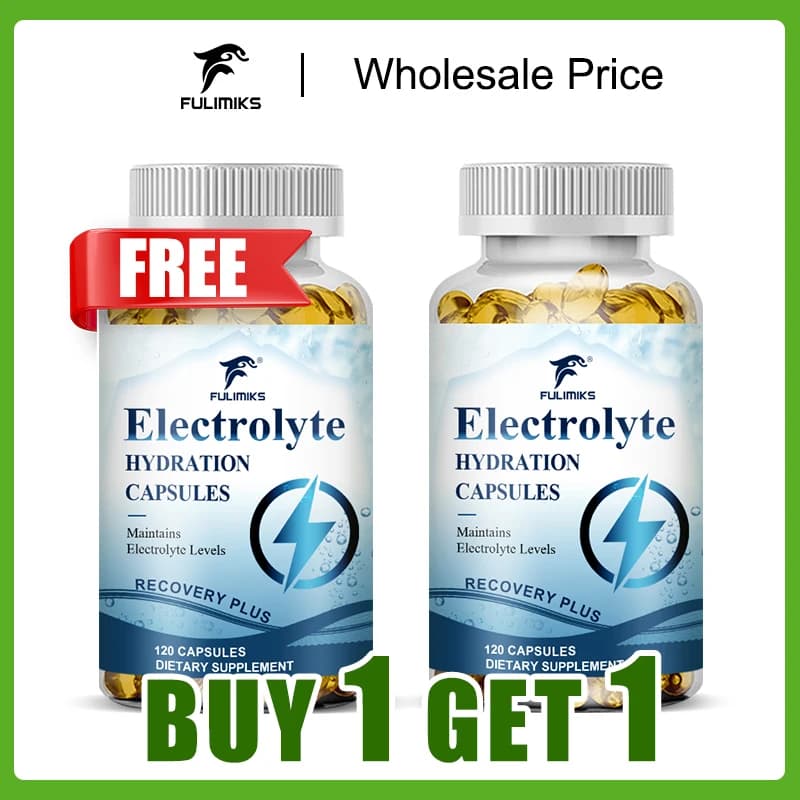 Buy 1 and Get 1 Free! Electrolyte supplement with Vitamins, Supports Energy, Strength and Hydrating, for Good Health and Physics
