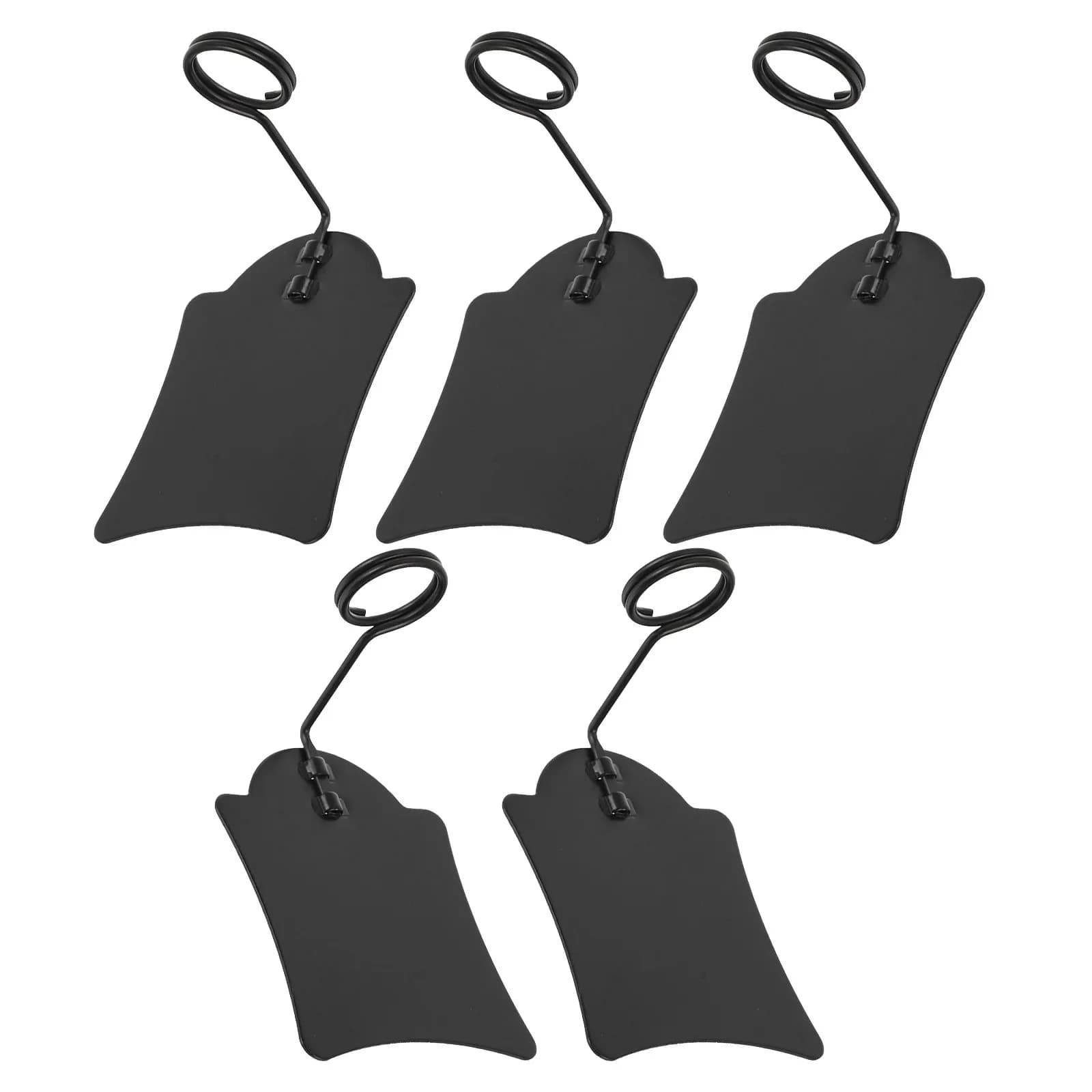 5 Pezzi Clip Porta Prezzo in Metallo per Supermercati, Negozi di Alimentari, Panetterie - Espositore Pubblicitario per Etichette Alimentari