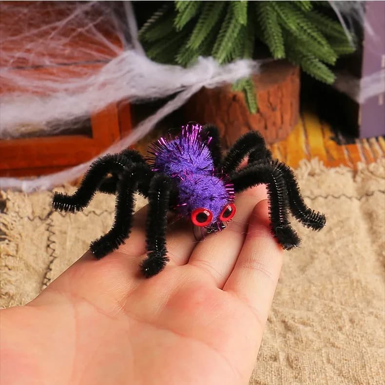 Scary Spider Hair Clips for Halloween, Spooky Hair Pins for Kids Adults, Ghost Festival Party Costume Dress Up Props