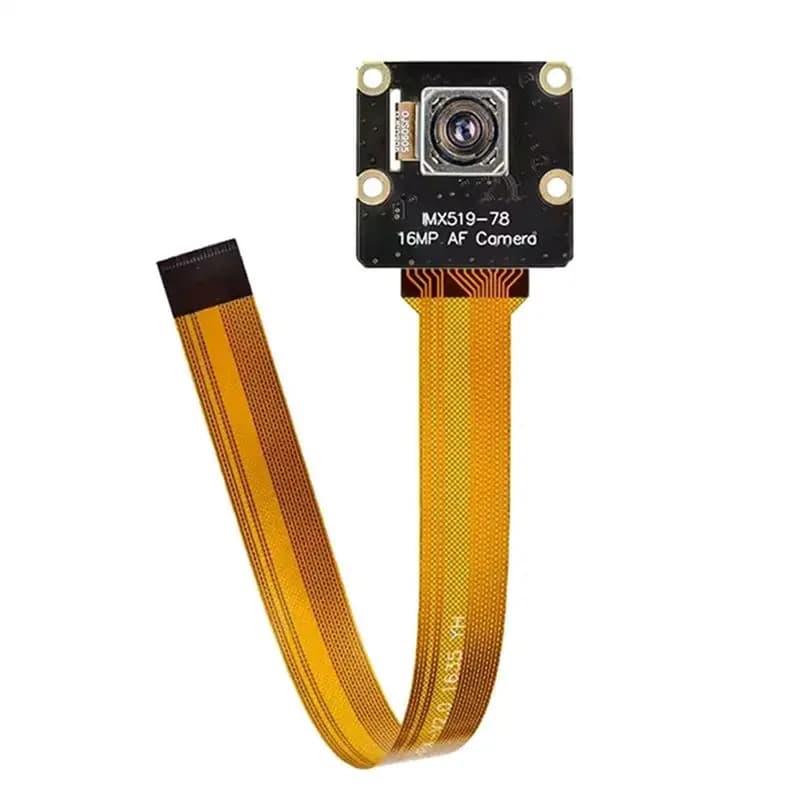 For Raspberry Pi 5 16MP AF Camera Auto Focus IMX519-78 4656X3496 High-Resolution Industrial Grade Camera Modules