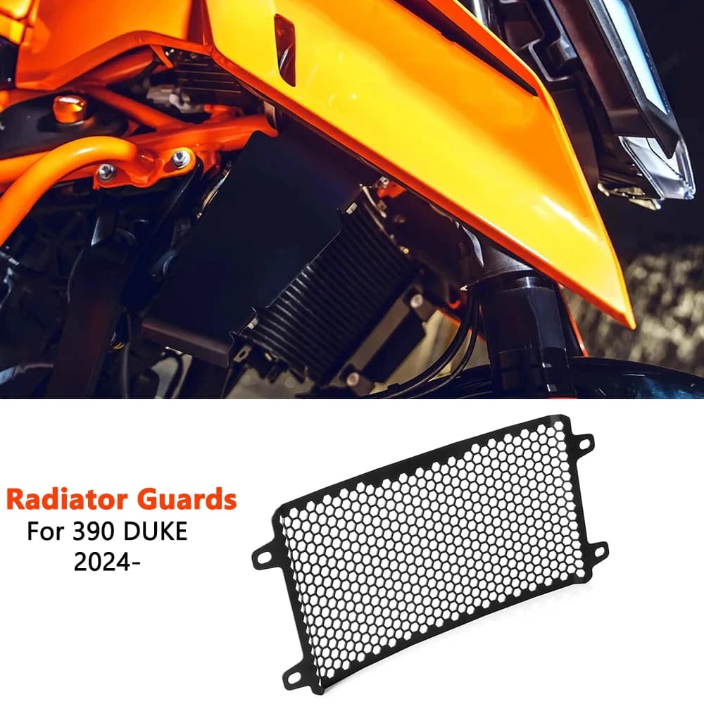Nuova Griglia di Protezione Nera per Radiatore Moto per 390 2024