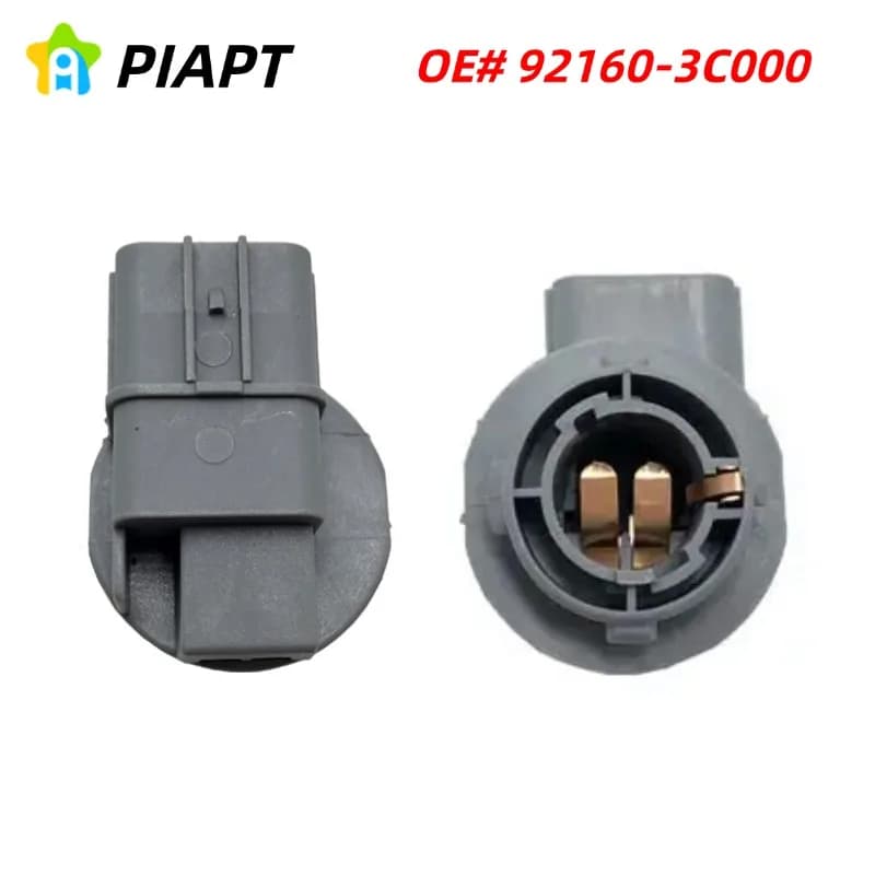 2PCS OE# 92160-3C000 Headlamp Turn Signal Light Bulb Socket Lamp For For Hyundai Kia