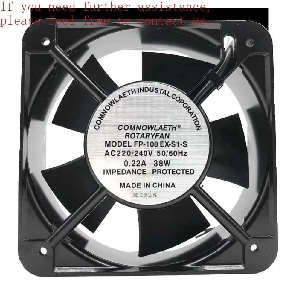Per Sanxie FP-108 EX-S1-S/B AC220V 0.22A 38W armadio industriale scatola elettrica ventola a flusso assiale 1 anno di garanzia