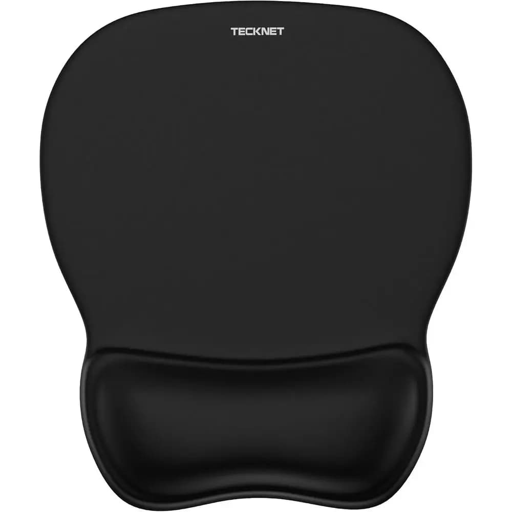 Tappetino per mouse ergonomico con poggiapolsi in gel - Superficie antiscivolo e liscia, comodo accessorio da scrivania per ufficio, gaming e studio in Charc