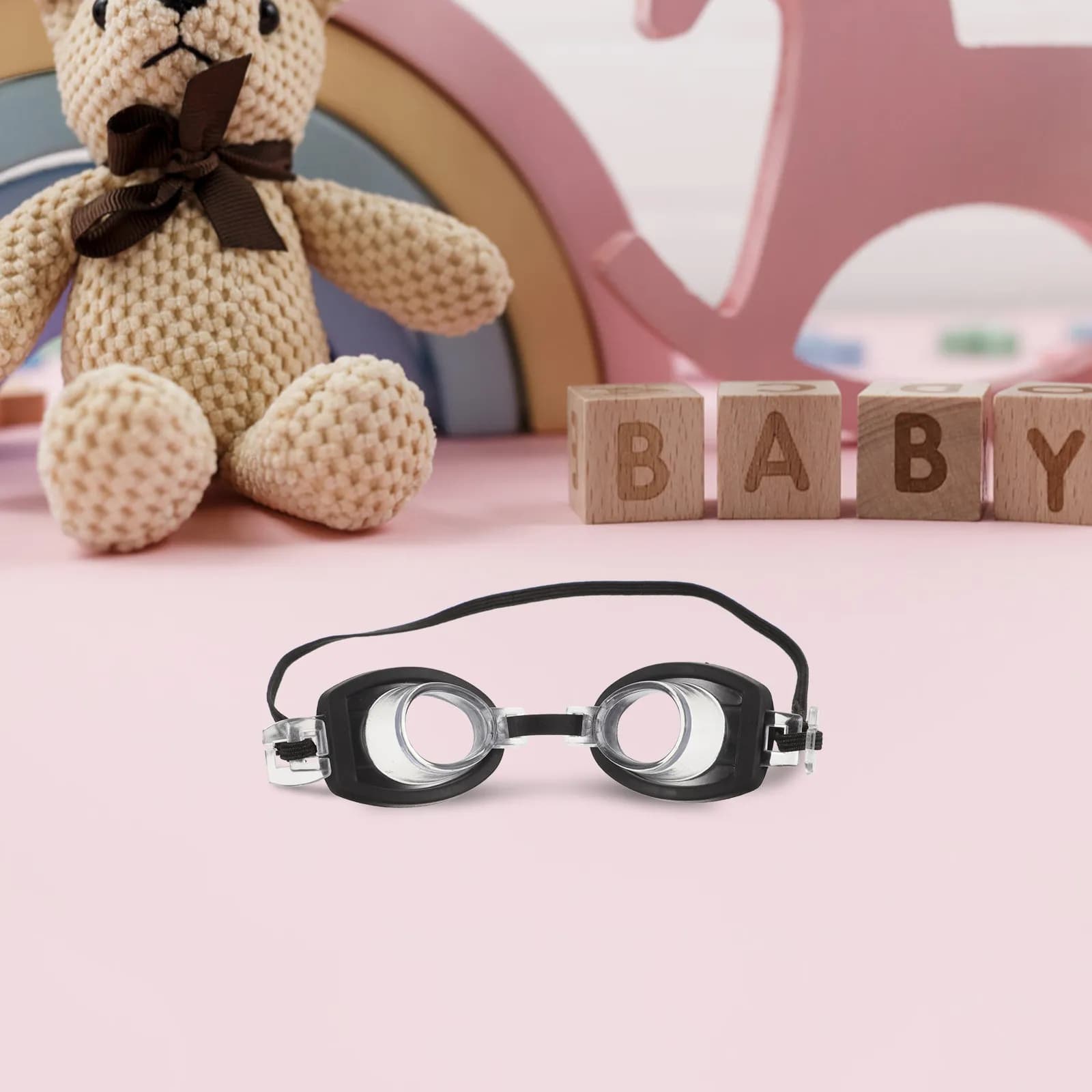 Occhiali da Nuoto Mini in Plastica, Occhiali Simulati per Travestimenti, Accessori Moda, Occhiali da Nuoto