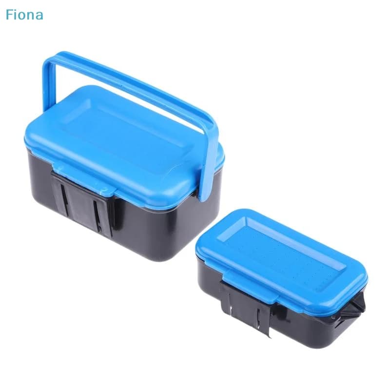 ✔ Scatola per esche da pesca, contenitore traspirante in plastica con manico per vermi e esche vive