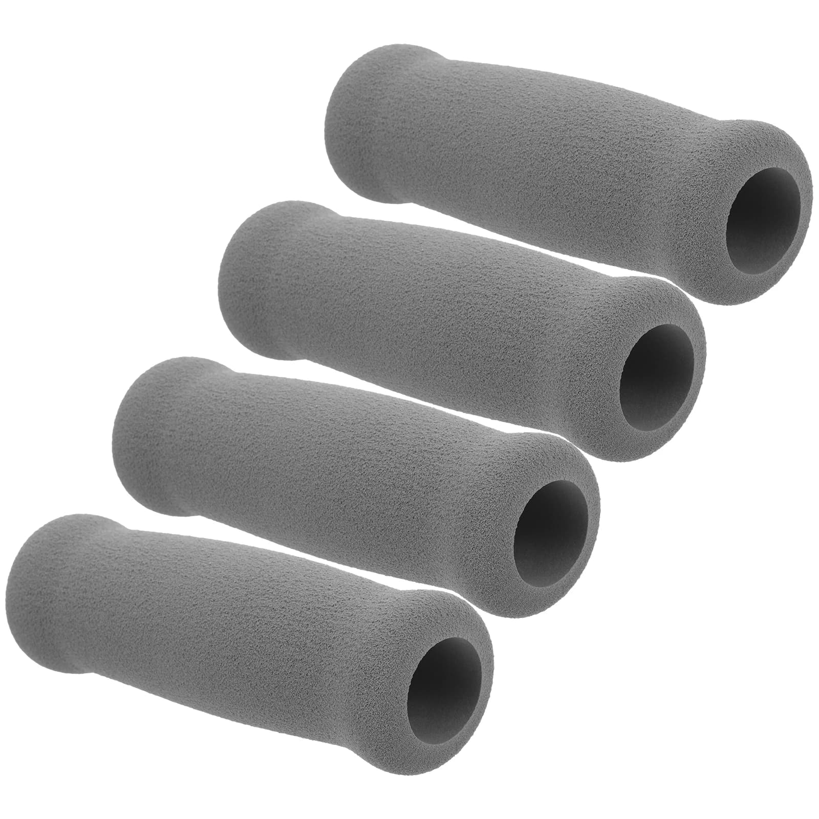 4pcs Hiking Pole Handle Grip Replacement Anti Skid Crutch Hand Grips Sponge Walking Stick Cover Parts Camping Comfort