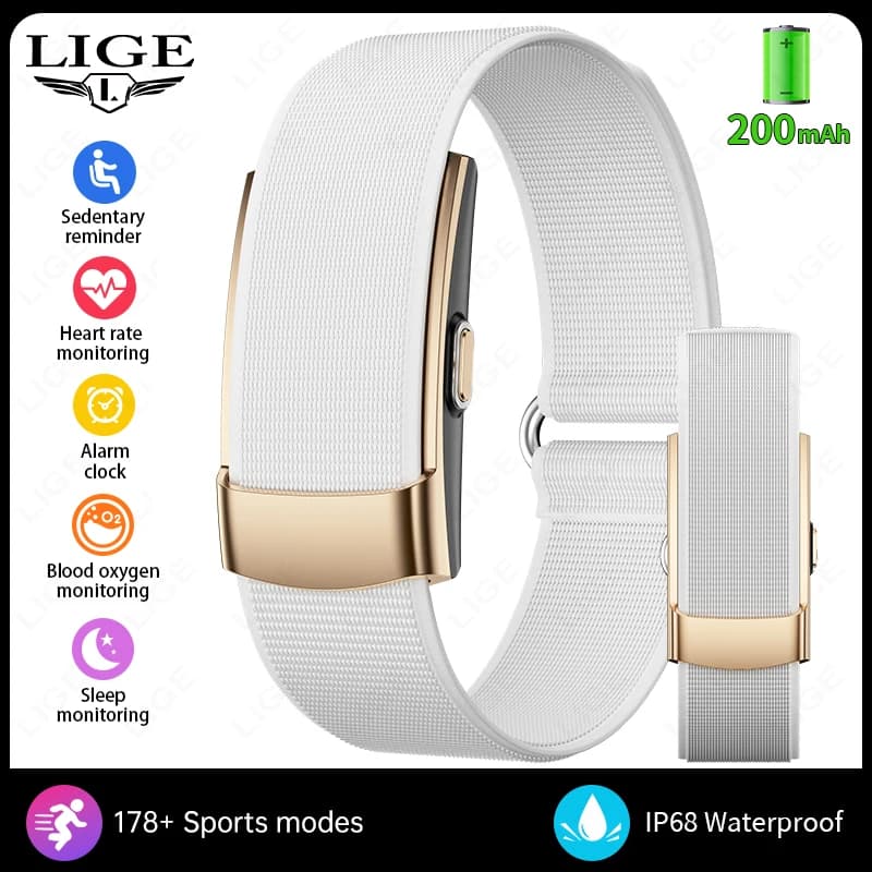 2026 New Air Strap Fitness Tracker Ultra Light 178+ Sports Modes Smart Bracelet Waterproof Alarm Clock Call Reminder Smart Watch