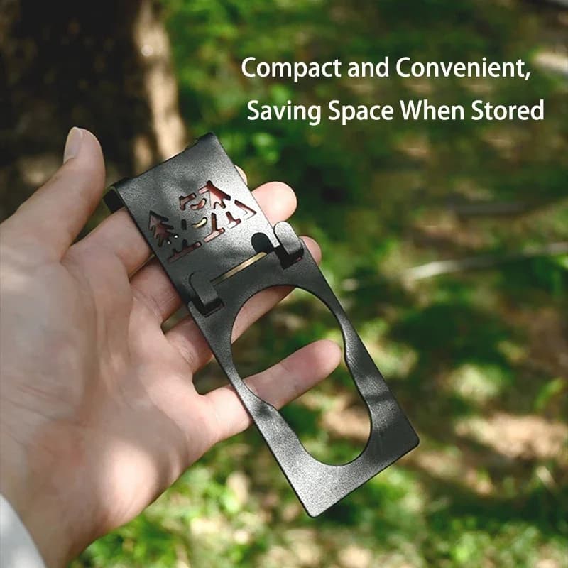 TARKA Heavy Duty Outdoor Butane Gas Tank Hanger Clip Portable Canister Hanging Hook for Camping Stove Travel Accessories
