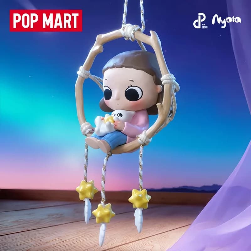POP MART Originale Serie Nyota We Are All Stars Blind Box, Action Figure Anime Carina, Ornamento Sorpresa Misterioso, Statuette Regalo di Natale