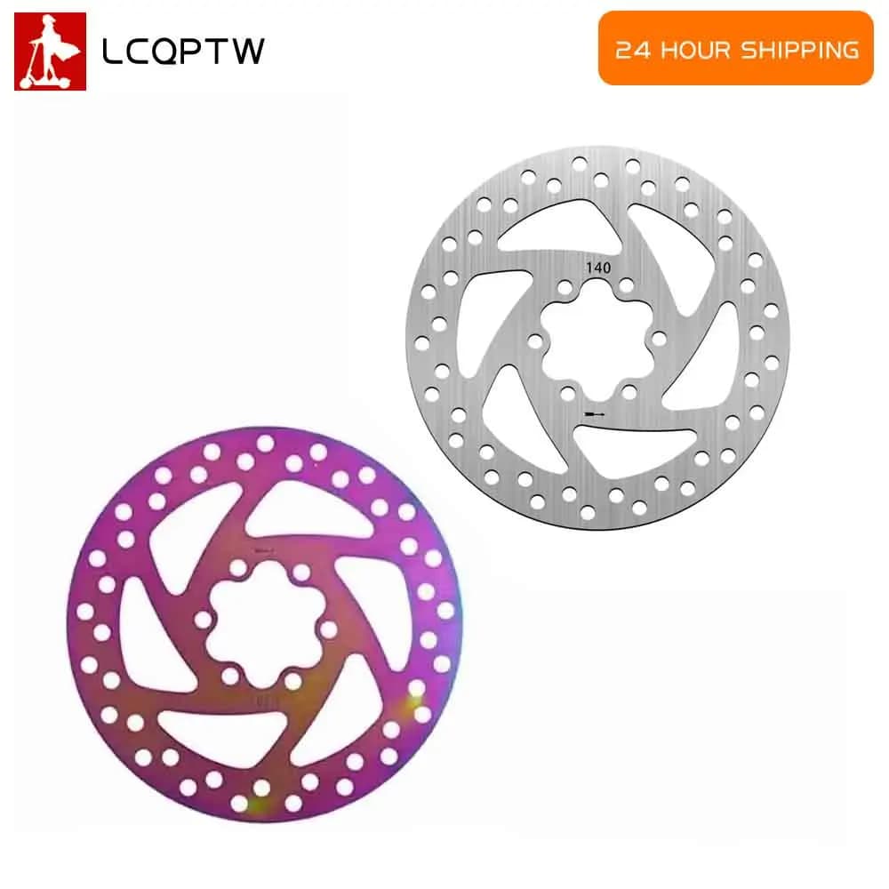 Pastiglie freno a disco spesse 140 mm colorate per Kugoo G2 MAX PRO disco ruota posteriore in acciaio inossidabile per scooter elettrico con 6 viti parte