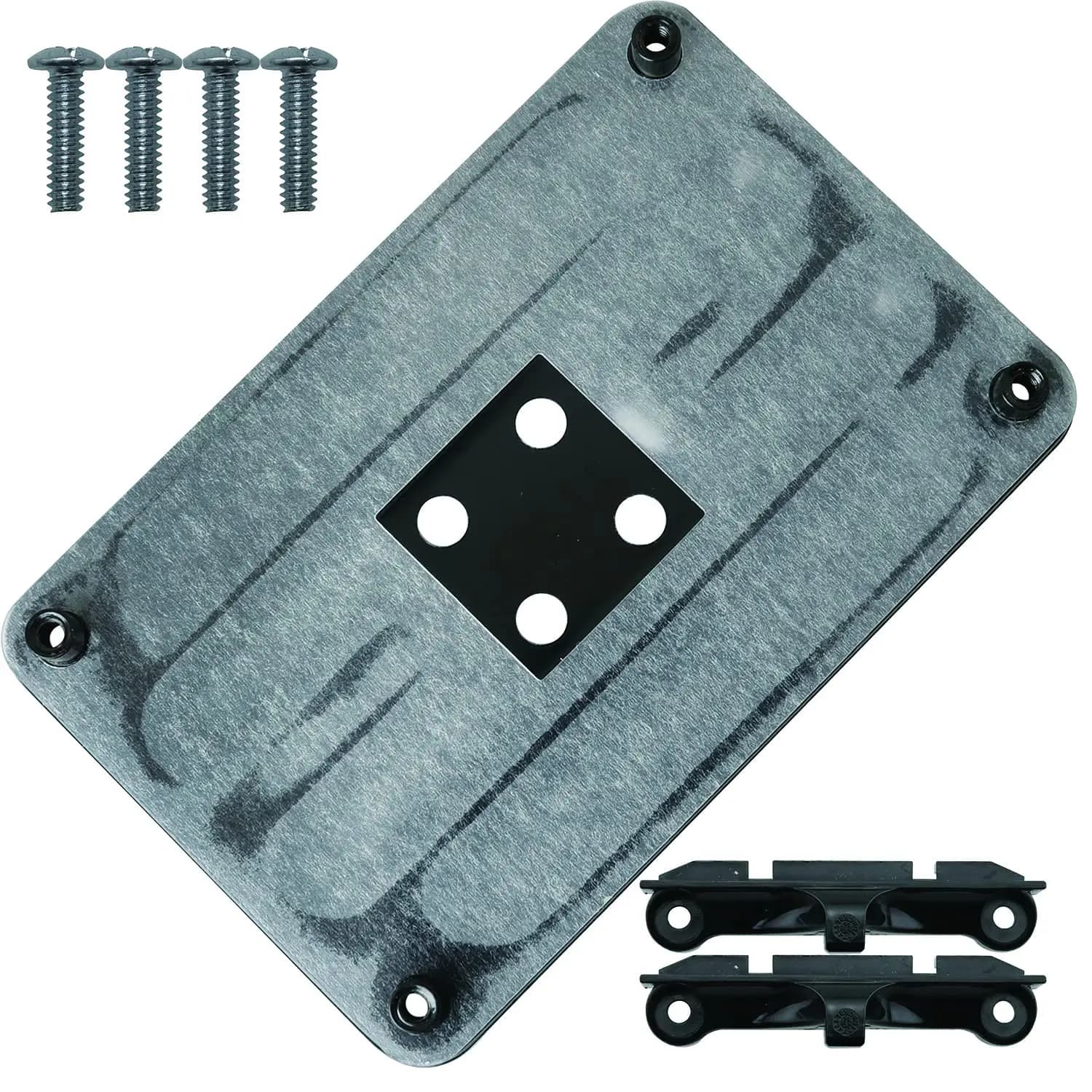 Backplate AM4, Piastra Posteriore in Ferro per Dissipatore CPU AM4, Backplate Nero per AM4