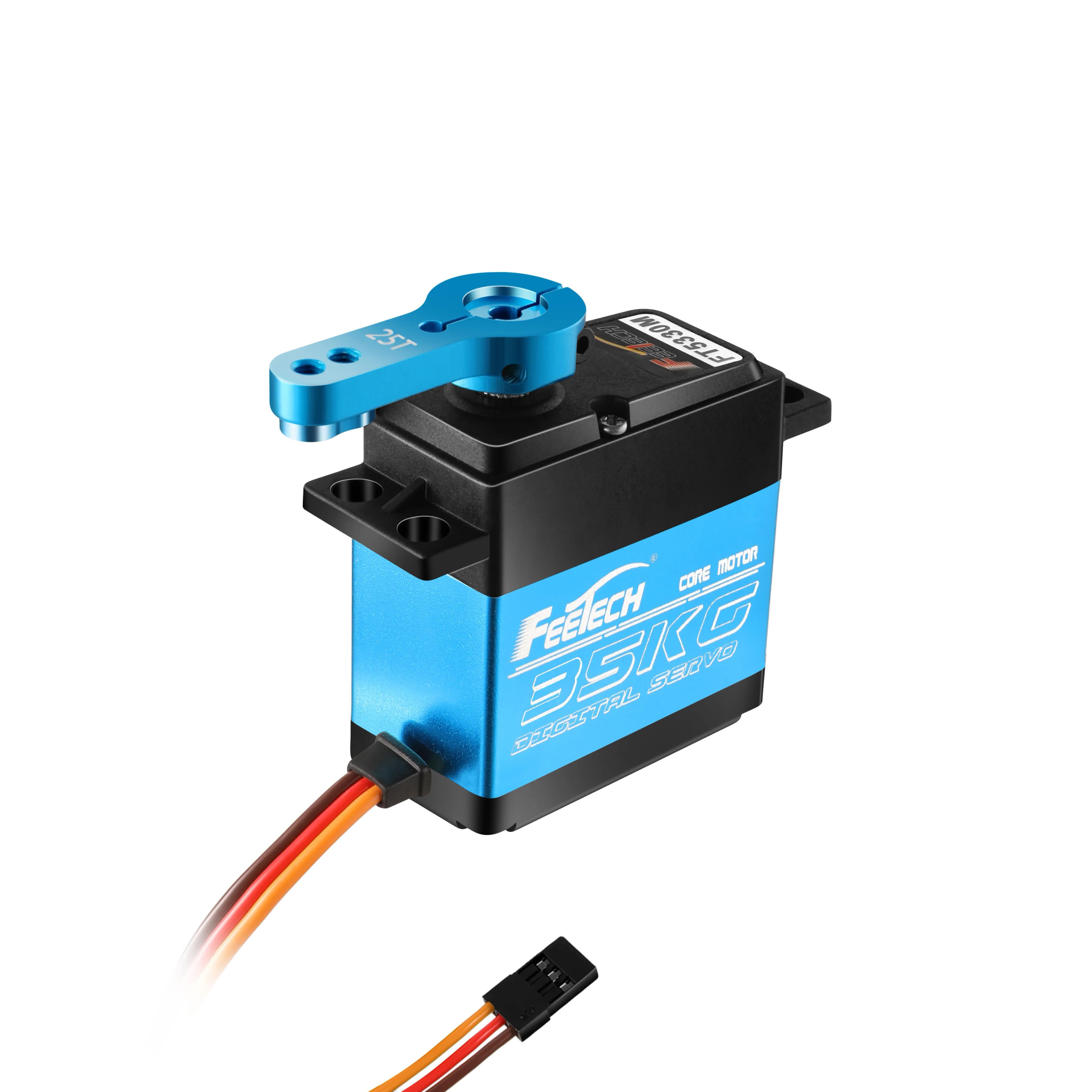 35KG Servo FT5330M Standard Digitale RC Servo Acciaio Gear Servo Impermeabile per Smart 1/8 1/10 RC Modello di Auto Elicottero Baja Trax