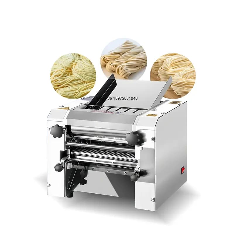 Sfogliatrice per pasta da tavolo commerciale in acciaio inossidabile Impastatrice elettrica per gnocchi e pressa per noodle