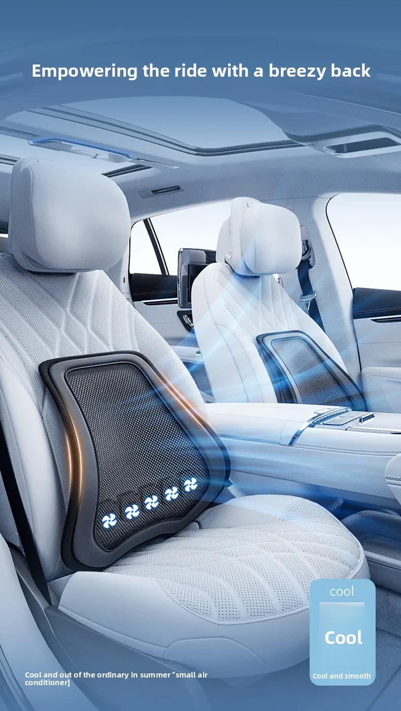 Support Lombare Universal Ventilate for Auto and SUV, Support Lombare Bionico Breathable for Summer
