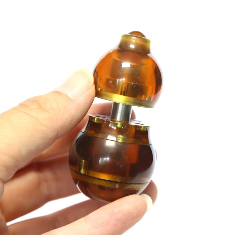 Fidget Slider Pei Cucurbits Slider magnetico Push Press Button Clicker Adulto EDC Metallo Fidget Toys ADHD Mano Spinner