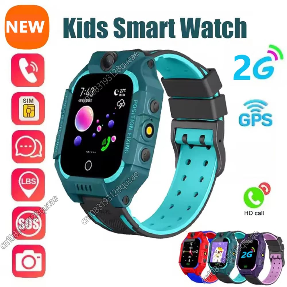 Nuovo Smartwatch 2G per Bambini 2026 con SOS, GPS, Slot SIM, Chiamate, Fotocamera, Impermeabile, Regalo per iOS e Android