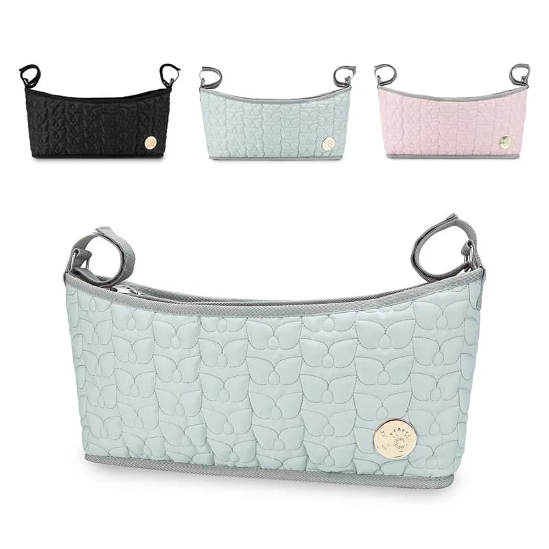 Borsa da appendere per passeggino Borsa da esterno per carretto Borsa per mamma Borsa impermeabile per pannolini per bambini Borsa per organizer Accessori per passeggino