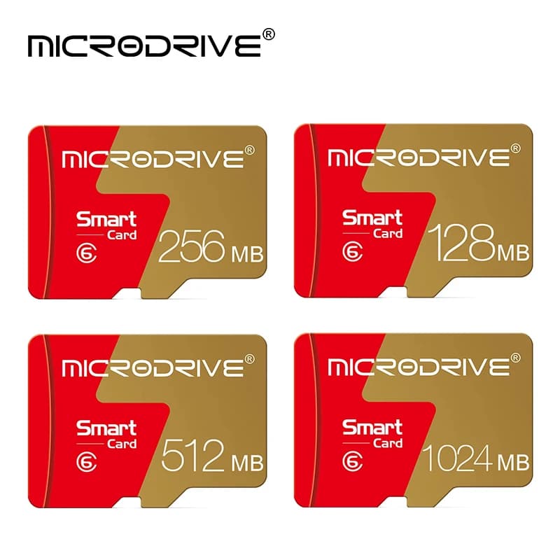 Scheda di memoria di alta qualità da 128 MB, Cartao de Memoria, scheda TF da 1024 MB, 2048 MB, 4 GB, 8 GB, 16 GB, Classe 10, mini scheda SD, mini scheda flash