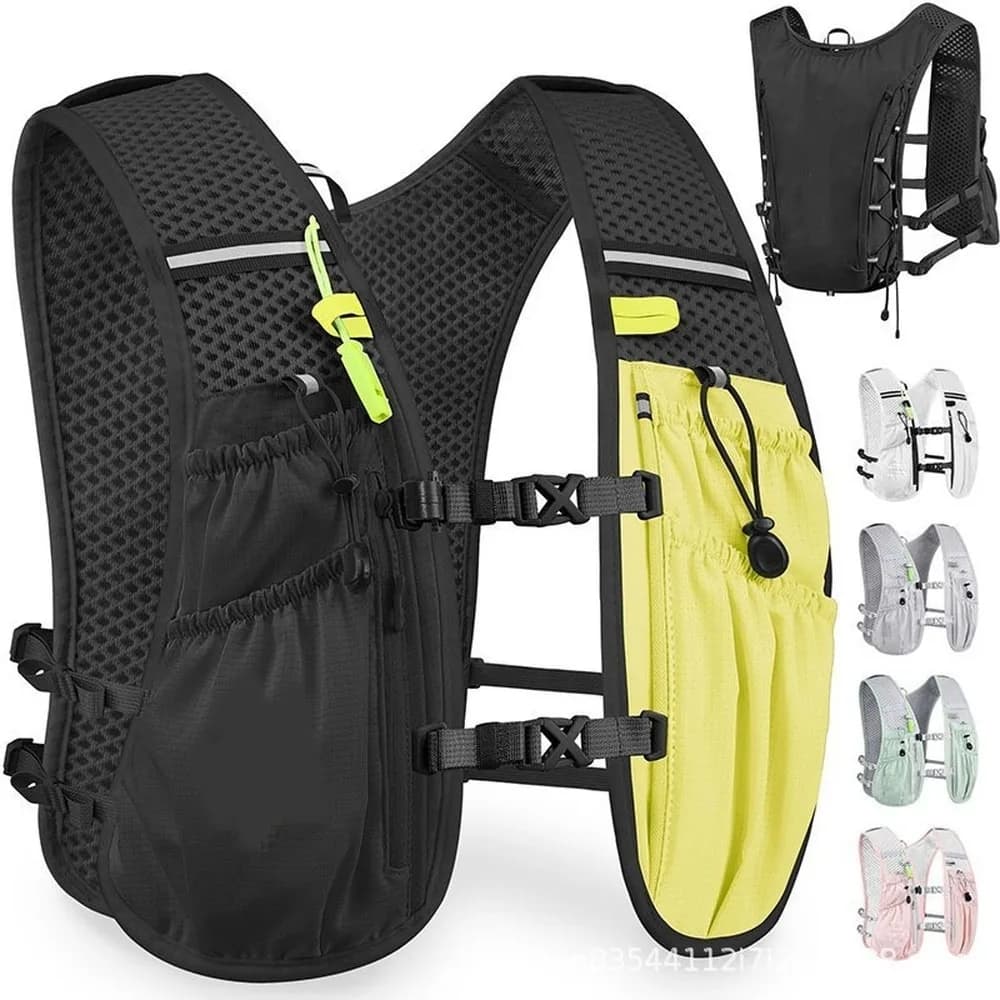 Hydration Running Backpack, Reflective Safety Vest Pack for Cycling