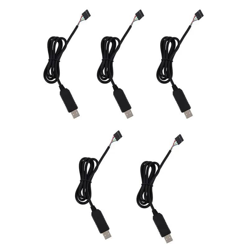 Modulo FTDI FT232RL 5X 6Pin efficiente per Arduino, adattatore USB a TTL UART seriale, cavo di download RS232 con indicatore LED